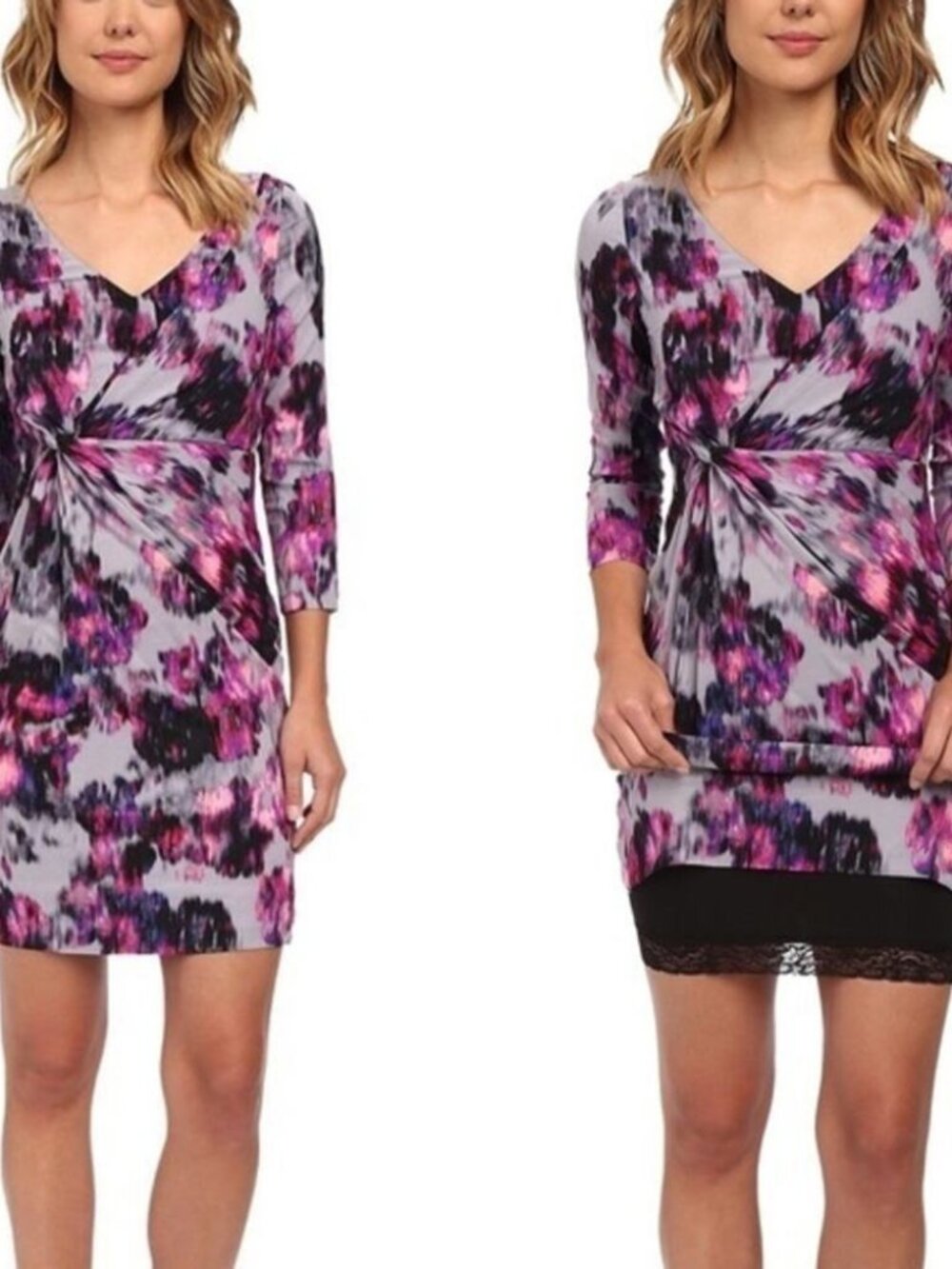 NWT! NYDJ Sylvia Tiffany Post Berry Tweed Dress